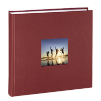Hama Fine Art Jumbo Album, 30x30cm, 100 White Pages - Burgundy