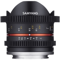Samyang 8mm T3.1 Fisheye UMC II APS-C Canon M VDSLR/Cine Lens EX DEMO
