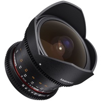 Samyang 8mm T3.8 Fisheye UMC II Canon M APS-C VDSLR/Cine Lens EX DEMO