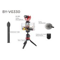 BOYA BY-VG330 Vlogging Kit 1 incl. Mini Tripod, BY-MM1 & Cold Shoe Mount
