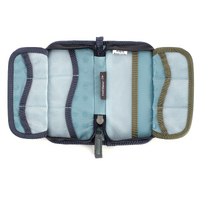 Shimoda Card Wallet, Zip - Blue