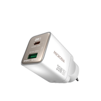 MICRODIA SMARTCube Nano 35W Dual Port GaN Wall Charger - White