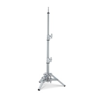 Avenger Baby Stand 10, Steel Base, Aluminium Riser, Silver - 1m