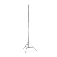 Avenger Combo Stand 35, Steel Double Riser, Silver - 3.5m