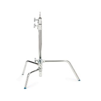 Avenger C-Stand Turtle Base & Column, Silver - 1.6m