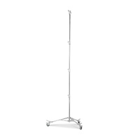 Avenger Junior Roller Stand Low Base, Braked Wheels, Silver - 4.2m