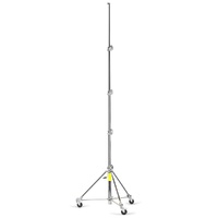 Avenger B150-1 Strato Safe Stand, 4 Risers, Hard Wheels, Braked - Silver