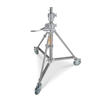 Avenger Super Wind Up Stainless Steel Stand 29, Low Base, Braked Wheels - 2.9m