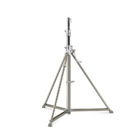 Avenger Super Wind Up Stainless Steel Stand 40, Levelling Leg, Silver - 4m
