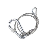 Avenger Safety Cable, 70cm Rigging with Screw Lock, 5mm