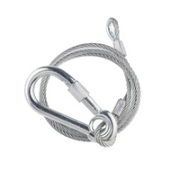 Avenger Safety Cable, 100cm Rigging with Screw Lock, 4mm