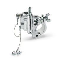 Avenger Barrel Clamp with Wingnut, Silver - 42-52mm Ø