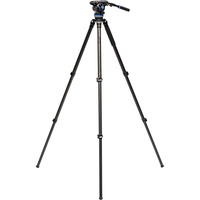 Benro C373F, Carbon Fibre, Single Tube Video Tripod Kit with S8PRO Fluid Video Head