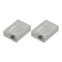 Jupio Canon Value Pack: 2 x LP-E8 Batteries & Dual Charger