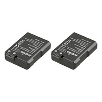 Jupio Nikon Value Pack: 2 x EN-EL14/EN-EL14A Batteries & Dual Charger