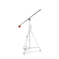 Avenger Junior Boom with Built-In Grip Head & Counterweight - Silver