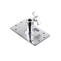 Avenger Baby Wall Plate with T-Knob, 16mm Receiver - Silver