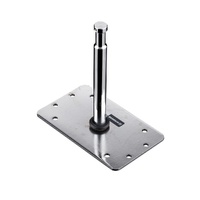 Avenger Baby Wall Plate with 16mm Fixed Spigot 15cm - Silver