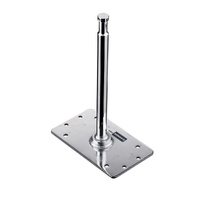 Avenger Baby Wall Plate with 16mm Fixed Spigot 23cm - Silver