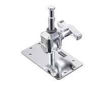 Avenger Baby Wall Plate with 16mm Swivel Spigot - Silver