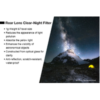 Haida Rear Lens Clear-Night Filter to Fit Various Lenses (see description)