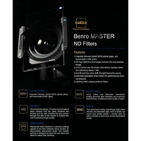 Benro Master 100 x 150mm Glass (Hard) GND (4-Stop)