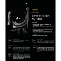 Benro Master 100 x 150mm Glass (Soft) GND (3-Stop)