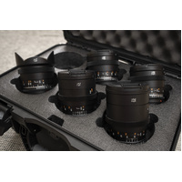Samyang MK2 Full Frame VDSLR/Cine Lens Kit - 5 Lenses & Custom Fit Carry Case