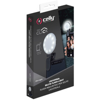 Celly Click Selfie Light with 3 Tones - Black