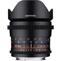 Samyang 16mm T2.6 UMC II Canon EF Full Frame VDSLR/Cine Lens