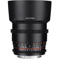 Samyang 85mm T1.5 UMC II Canon EF Full Frame VDSLR/Cine Lens