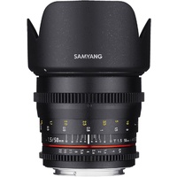 Samyang 50mm T1.5 UMC II Nikon Full Frame VDSLR/Cine Lens