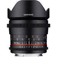 Samyang 16mm T2.6 UMC II Pentax K Full Frame VDSLR/Cine Lens
