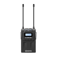 BOYA BY-WM8 Pro-K2 is an upgraded UHF Dual-Channel Wireless Microphone System