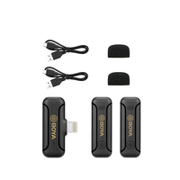BOYA BY-WM3T2-D2 2.4G Mini Wireless Microphone for iOS Devices 1+2