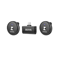 BOYA Omic-D 2.4GHz Dual-Channel Wireless Microphone System for iOS Devices