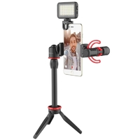 BOYA BY-VG350 Vlogging Kit 2 incl. Mini Tripod, MM1+ Mic, LED Light & Cold Shoe Mount