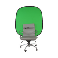 Phottix Q-Drop Mini Collapsible Chair Backdrop, Green & Blue - 120 x 140cm