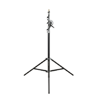 Phottix Saldo 395 Studio Boom, Light Stand & Sandbag, Chrome & Black - 395cm