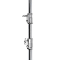 Avenger Combo Stand 35, Steel Double Riser, Silver - 3.5m