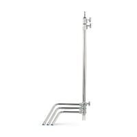Avenger C-Stand Turtle Base & Column, Silver - 3m