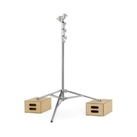 Avenger Overhead Stand 42, Medium, 3 Risers, Silver - 4.2m