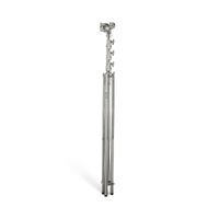 Avenger Overhead Stand 65, Levelling Legs, 4 Risers, Silver - 6.5m
