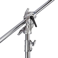 Avenger Junior Steel Combi Boom Stand 50, Silver - 5m
