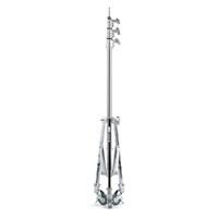 Avenger Baby Roller Stand 43 with Low Base, Silver - 4.3m