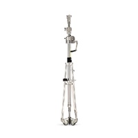 Avenger Wind Up Stand 30, Low Base, 2 Risers, Braked Wheels, Silver - 3m