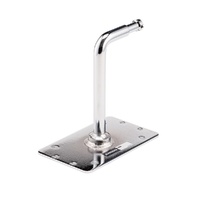 Avenger Baby Wall Plate with 90° 16mm Fixed Spigot - Silver