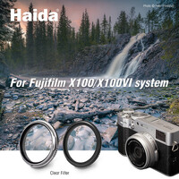 Haida NanoPro X100 Clear Filter for FujiFilm X100 / X100VI Series Digital Cameras - Black