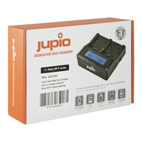 Jupio Dedicated Duo Charger with LCD for Sony NP-F Series Batteries