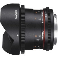 Samyang 8mm T3.8 Fisheye UMC II Canon EF APS-C VDSLR/Cine Lens